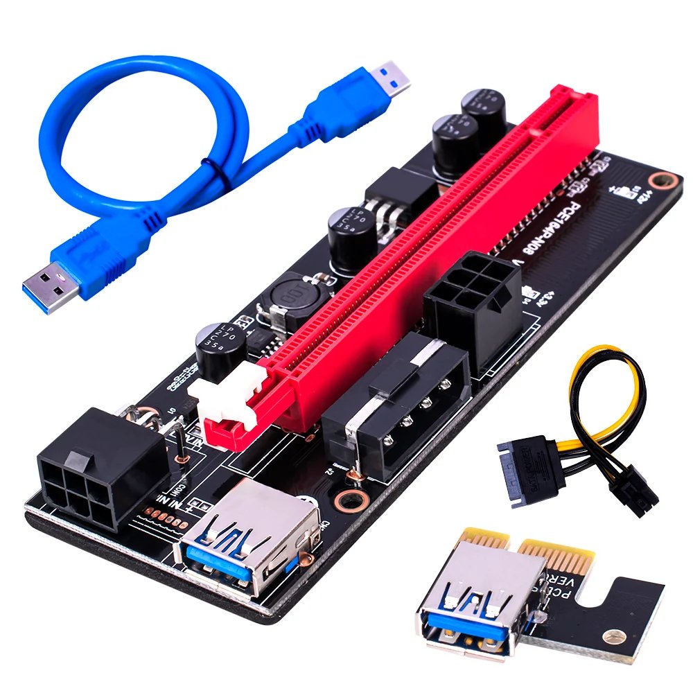 Riser PCIe 1x à 16x - 100cm